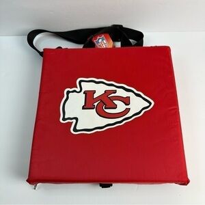 Vintage NFL Chiefs Stadium Seat Cushion NEW Football Adjustable Strap Mahomes